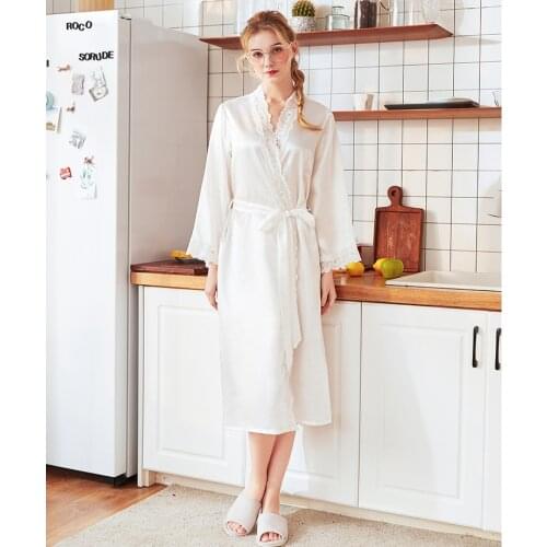 Fashion Lady Summer Mini Robe Chinese Womens Silk Rayon Bath Gown Short Yukata Nightgown Sleepshirts Pijama Mujer One Size