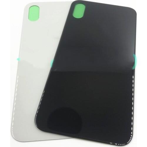 10Pcs/Lot New Back Cover Case Replacement For iphone X XS XS Max XR Rear Glass Battery Door Housing + Adhesive Sticker With Logo