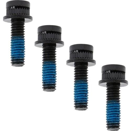 4 Pcs Bicycle Disc Brake Screws Mountain Bike Oil Brake Caliper Fixing Screw M6*18mm Rotor Bolts Cycling Fixing Accessories