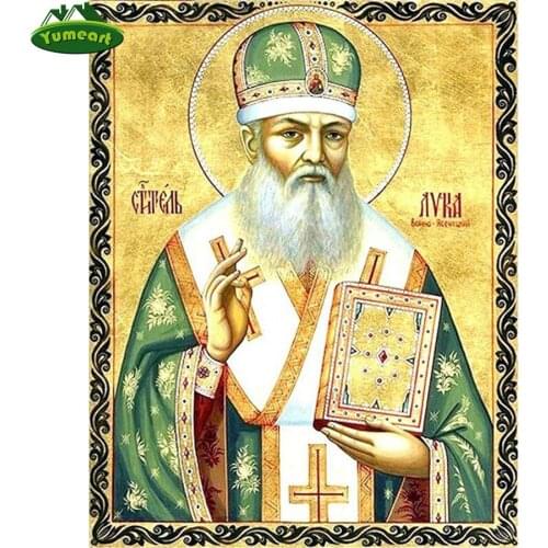 5D Crafts Diamond Painting by Number Mosaic Religious Icons Full Square Round diy Diamond Embroidery Pattern Orthodox Religion