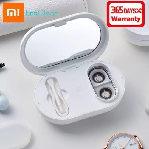 Xiaomi Eraclean Contact Lens Ultrasonic Cleaning Machine 56000Hz High Frequency Vibration Washable Portable Rechargeable Cleaner