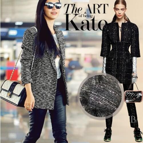 Bronzing Knitted Wool/ Viscose Fabric