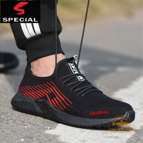 Daiwa Outdoor Mountaineering Sports Shoes DAIWA Fishing Shoes Mens Anti-smashing Lightweight Non-slip Fishing Breathable Shoes