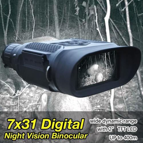 EAGLEEYE 12 Languages 850NM 3W Infrared LED Picture Video Shooting 3.5-7X Digital Night Vision Binocular Scope GZ27-0023