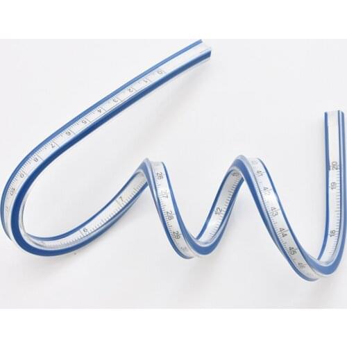 Flexible Curve Ruler Drafting Drawing Tool Plastic Vinyl 30cm 40cm 50cm 60cm