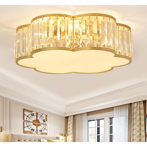 2019 Crystal Modern LED Ceiling Lights For Living Room Bedroom Home Lighting Fixtures Luxurious Stainless Steel Ceiling Lamp