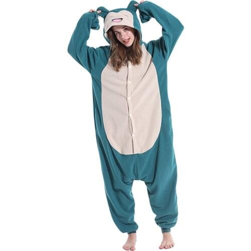 Risus Animal Kigurumi Pajamas Women Onesies For Adults Fleece Men Cartoon One-Piece Pijamas Sleepwear Birthday Cosplay Costume