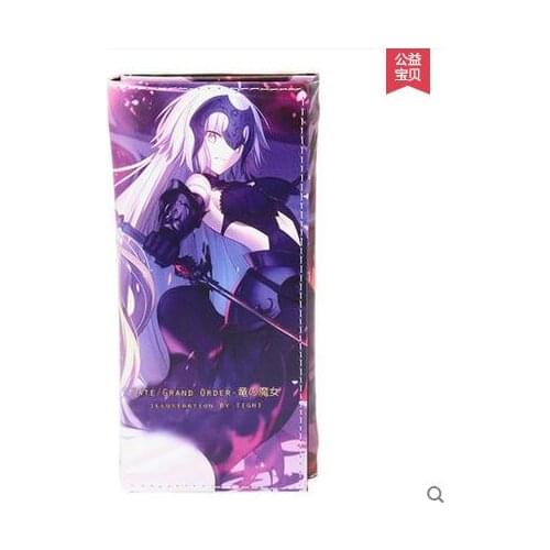 Anime Fate Grand Order Cosplay Long paragraph leather men and women cute wallets child birthday gift