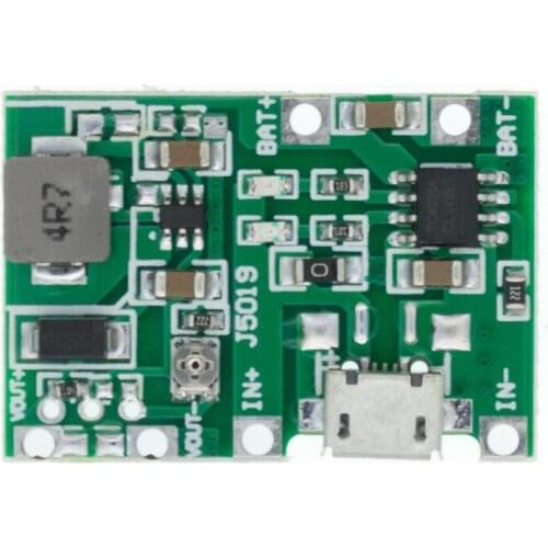 3.7V 4.2V Lithium Li-ion 18650 Battery Charger Board DC-DC Step Up Boost Lithium Battery Charging Step-Up Board Module