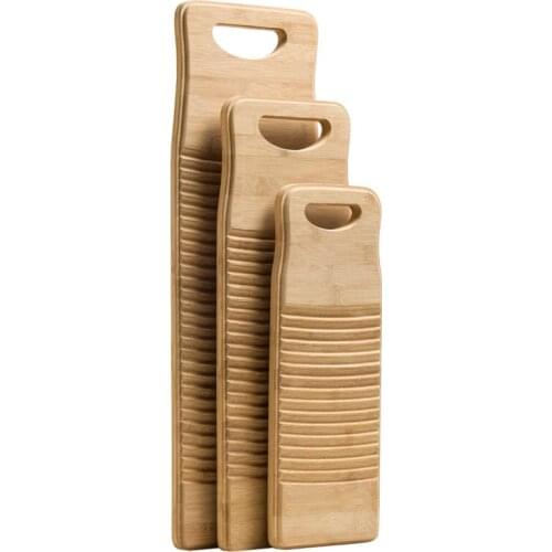 Hanging washboard smooth polishing household mini large small dormitory solid wood laundry board