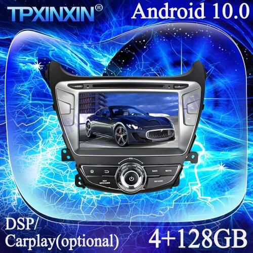 PX6 Android 10.0 4G+128G Carplay For Hyundai elantra 2014-2015 Multimedia Player Tape Recorder GPS Navi Auto Radio Head Unit DSP