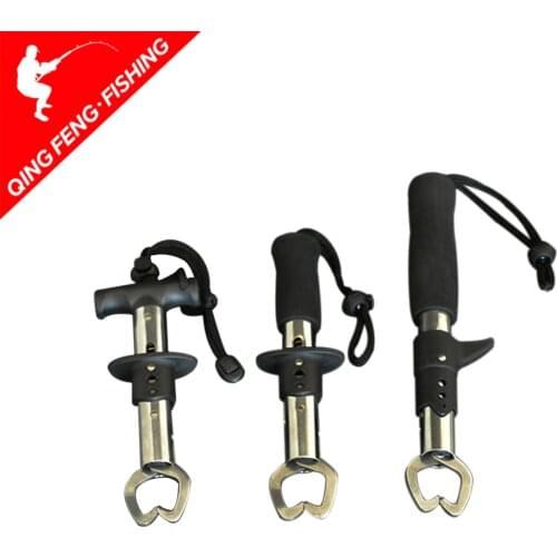 Control Fish Clamp Devices tainless steel Lures Fishing Lip Gripper Holder Grabber Pliers security handle Corrosion-resistant