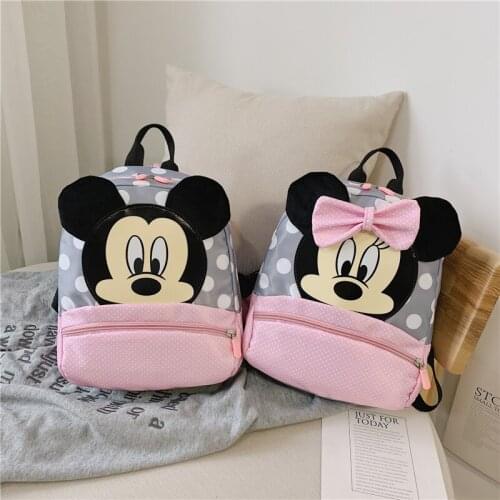 Disney Hot Sale Mickey Mouse School Bag For Boys Girls baby Bag Children Backpack Kindergarten Backpack kid School Bags Satchel
