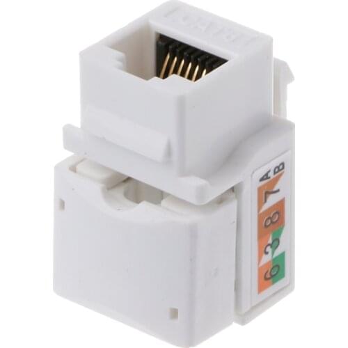CAT6 Network Module Information Socket RJ45 Connector Adapter Keystone Jack