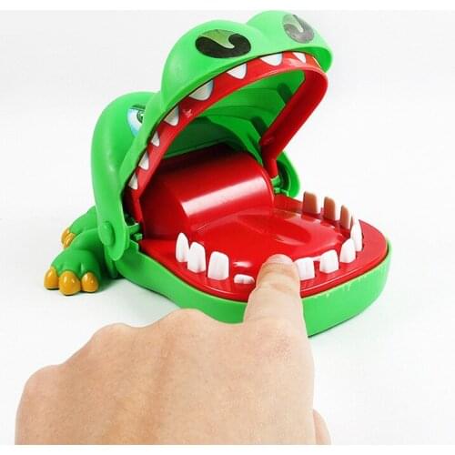 Fun Crocodile Teeth Toys Game Crocodile Biting Finger Game Toys Party Supplies Crocodile Dentist Games Kids Baby Prank Toy