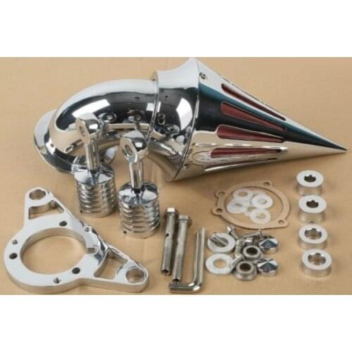 Motorcycle Spike Air Cleaner Intake Filter For Harley Road King Street Road Electra Glide