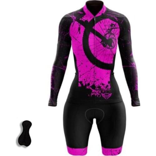 Womens Triathlon Equipment Outfit Cycling Shirt Tight Cycling Jersey Womens Clothing Feminino Cycling Jersey Set Pro GEL