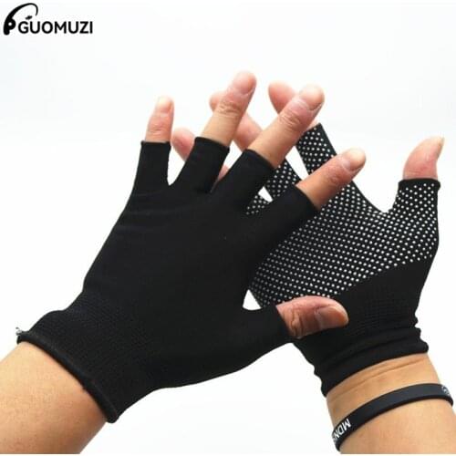 1pair MTB Bike Bicycle Gloves Nylon Cycling Gloves Breathable Anti-slip Outdoor Gym Sports Yoga Exercise Half Finger Gloves