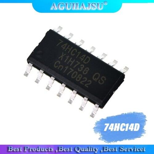 20PCS 74HC14D SOP14 74HC14 SOP SN74HC14DR SN74HC14 SMD new Buffer/Line Driver Non-Inverting 3-State 4-Door 1 Input
