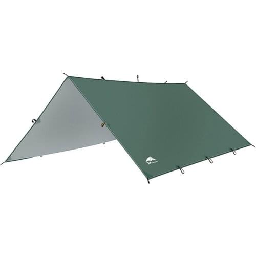 3F UL GEAR 15D Ultralight Tarp Outdoor Camping Survival Sun Shelter Tent Shade Awning Silver Coating Pergola Waterproof Tent