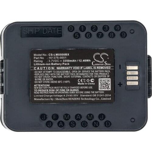 Cameron Sino 3350mAh battery for LXE MX8 161376-0001 BarCode, Scanner Battery