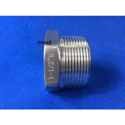 Aluminum adaptor fitting 1.5"(DN40) NPT male to 1" (DN25) NPT female