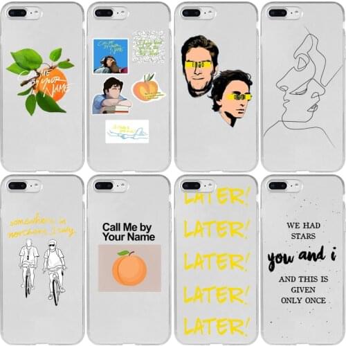 Call Me By Your Name Cover Case for iPhone 5 5S SE 2020 6 6S 7 8 Plus XR X XS 11 12 Mini Pro Max