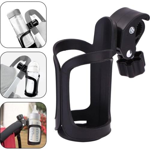 New Baby Stroller Cup Holder Rack Bottle Universal 360 Rotatable Cup Holder for Pram Stroller Carrying Case Milk Bottle Cart