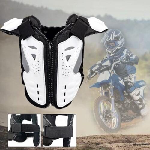 Childrens cross-country motorcycle armor jacket chest spine protection anti-fall 4-15 years old childrens full-body vest armor