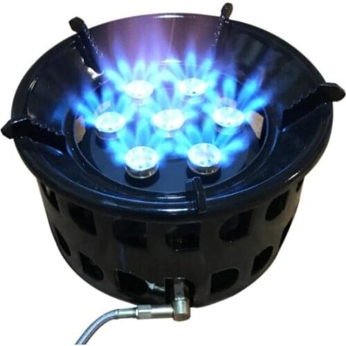 Outdoor selfdriving cassette fire gas stove bbq grill high power gas camping windproof stove portable picnic home barbecue grill