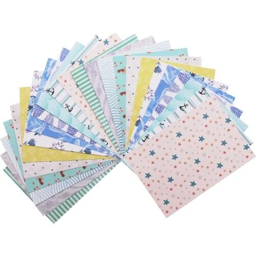 CRZCrafter 6"x4 Inch Scrapbooking Pattern Craft Designer Decorative Papers One Side Designs Background Origami Pack Acid Free