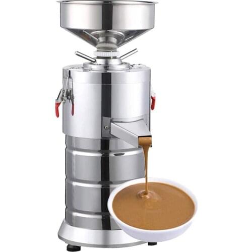 Peanut / Sesame Butter Making Machine Grinder Stainless Steel Peanut Butter Maker Home Commercial Nuts Butter Maker