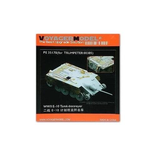 KNL HOBBY Voyager Model PE35170 World War II E-10 plan tank destroyer etching sheet upgrade kit