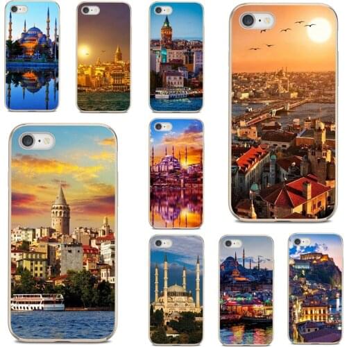 Pastel night view scene Turkey City Soft Cases For Samsung Galaxy A12 A31 A41 A51 A71 A20e A21s M30 A10 A30 A40 A50 A60 A70