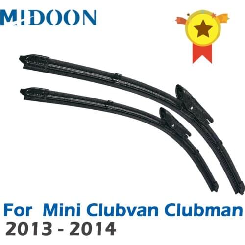 MIDOON Wiper Blades for Mini Clubvan R55 Fit Bayonet Arms 2013 2014