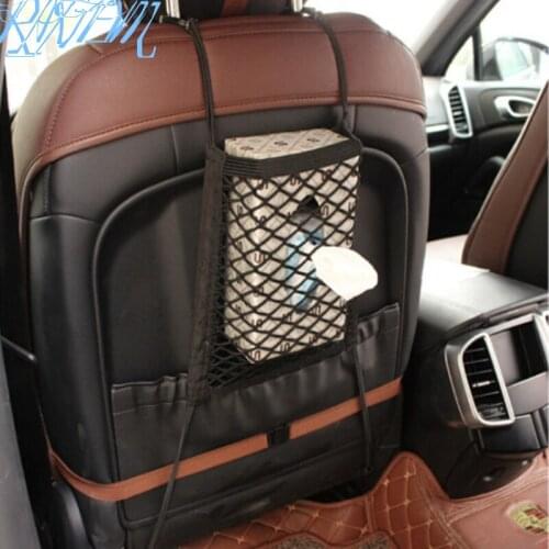 Car Seat Crevice Nylon rope Storage Bag For Mitsubishi Asx Outlander Lancer EX Pajero Evolution Eclipse Grandis AUTO Accessories