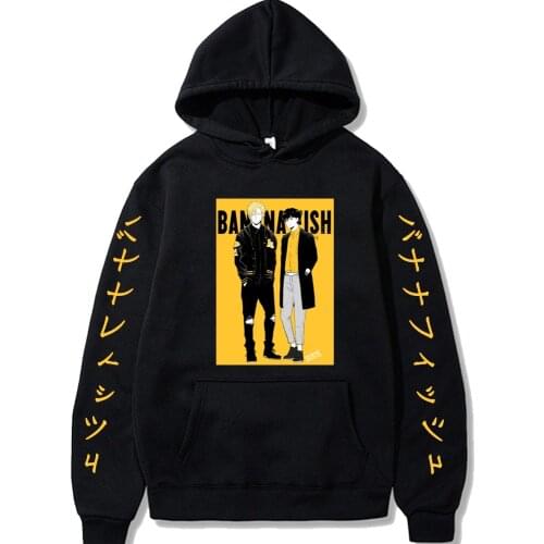 2021 Hot New Banana Fish anime Hoodie Men/Women popular fashion Harajuku Banana Fish Hoodies sweatshirt Pullover Streetwear