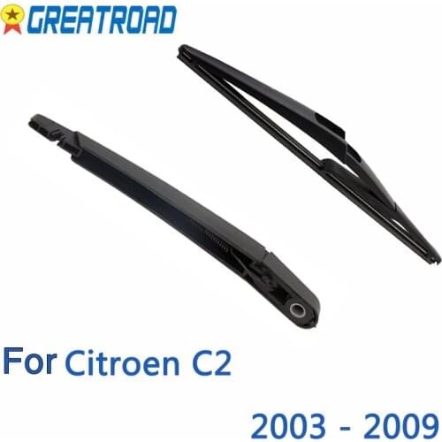 Rear Wiper Arm & Rear Wiper Blade for Citroen C2 2003 2004 2005 2006 2007 2008 2009 1 order