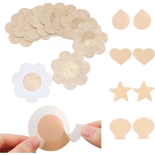 5Pairs Womens Invisible Breast Lift Tape Overlays on Bra Nipple Stickers Chest Stickers Adhesivo Bra Nipple Covers Accessories