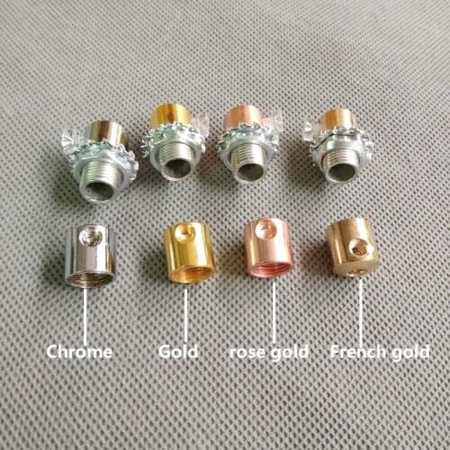 10pieces/lot D12*H13mm M10 thread wire lock metal cable grips 4.0mm Cable Glands Connectors with M4 screw cable strain relief