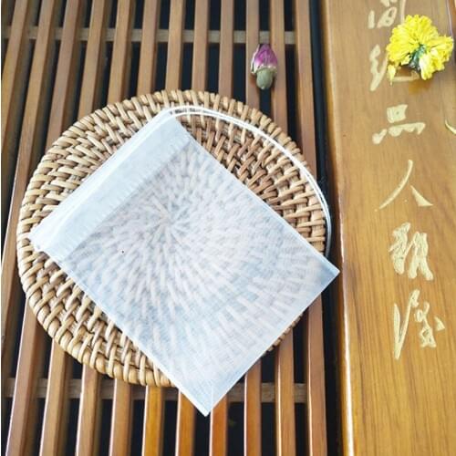 100pcs Teabags Empty Tea Bag Nylon Material Tea Bag With String Filter Paper for Herb Loose Tea