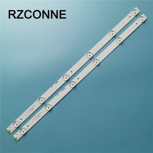 480mm*17mm 6leds LED Backlight Lamps LED Strips w/ Optical Lens Fliter for TV Monitor Panel CRH-K50FD3535T100662H-Rev1.0