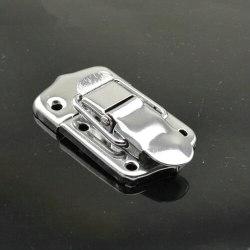 57MM Cosmetic lock / Box buckle / metal buckle / wooden hasp / self-locking buckle dark