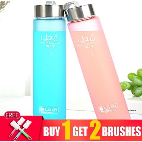 My 280ml Portable Cute Kids Water Jug Bottles Summer Outdoor Sports Unbreakable Transparent Plastic My Lemon H2o Watter Bottle