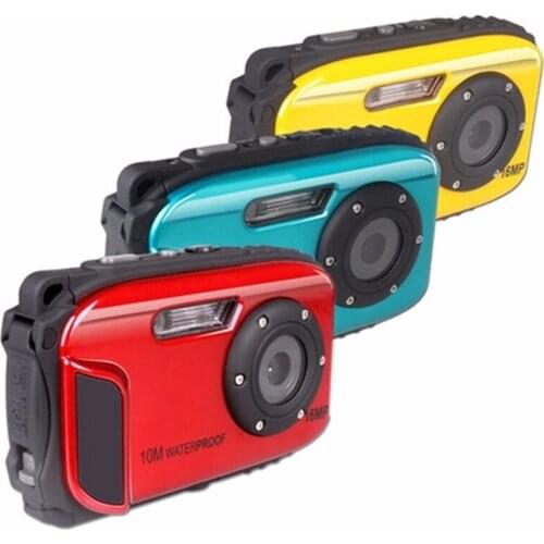 Hot New 2.7inch LCD Anti-shake Cameras 16MP Digital Camera Underwater 10m Waterproof Camera+ 8X Zoom Video Camcorde