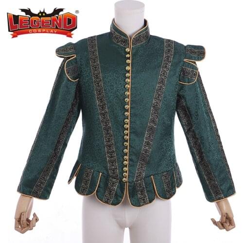 Cosplay legend Queen Elizabeth Tudor Cosplay Costume King Henry Jerkin Doublet Tudor Nobleman Doublet Costume Custom Made H001