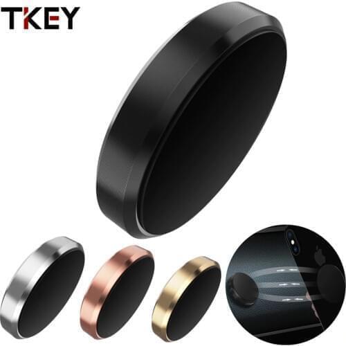 TKEY Magnetic Phone Holder Universal Dashboard Mobile Phone Bracket Wall Desk Magnet Stand Support In Car GPS Holder For Iphone