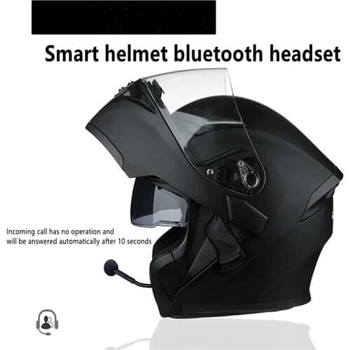 Motorcycle Helmet With Bluetooth Integrated Professional Bluetooth Racing Gaming Helmet Motocross Casco Full Face Helmets