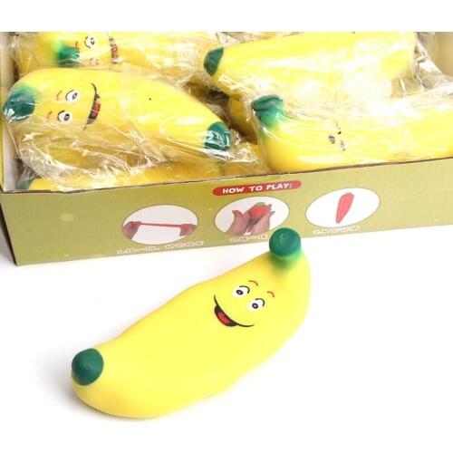 TPR Cartoon simulation vent toys Carrot pinch Banana pinch is not bad Decompression Venting toy Interesting Kids Gift