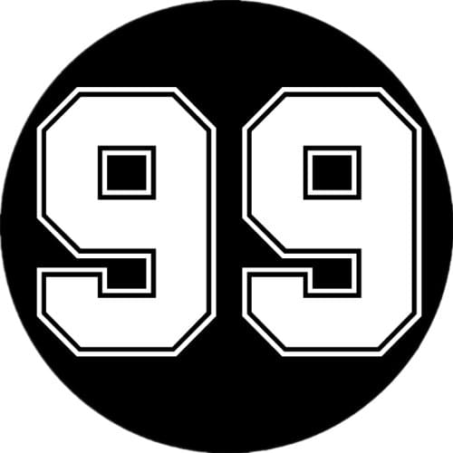 Creative Cut Number 99 Fun Car Stickers PVC Personality Fashion Waterproof Body Window Exquisite Decals Customizable Colors